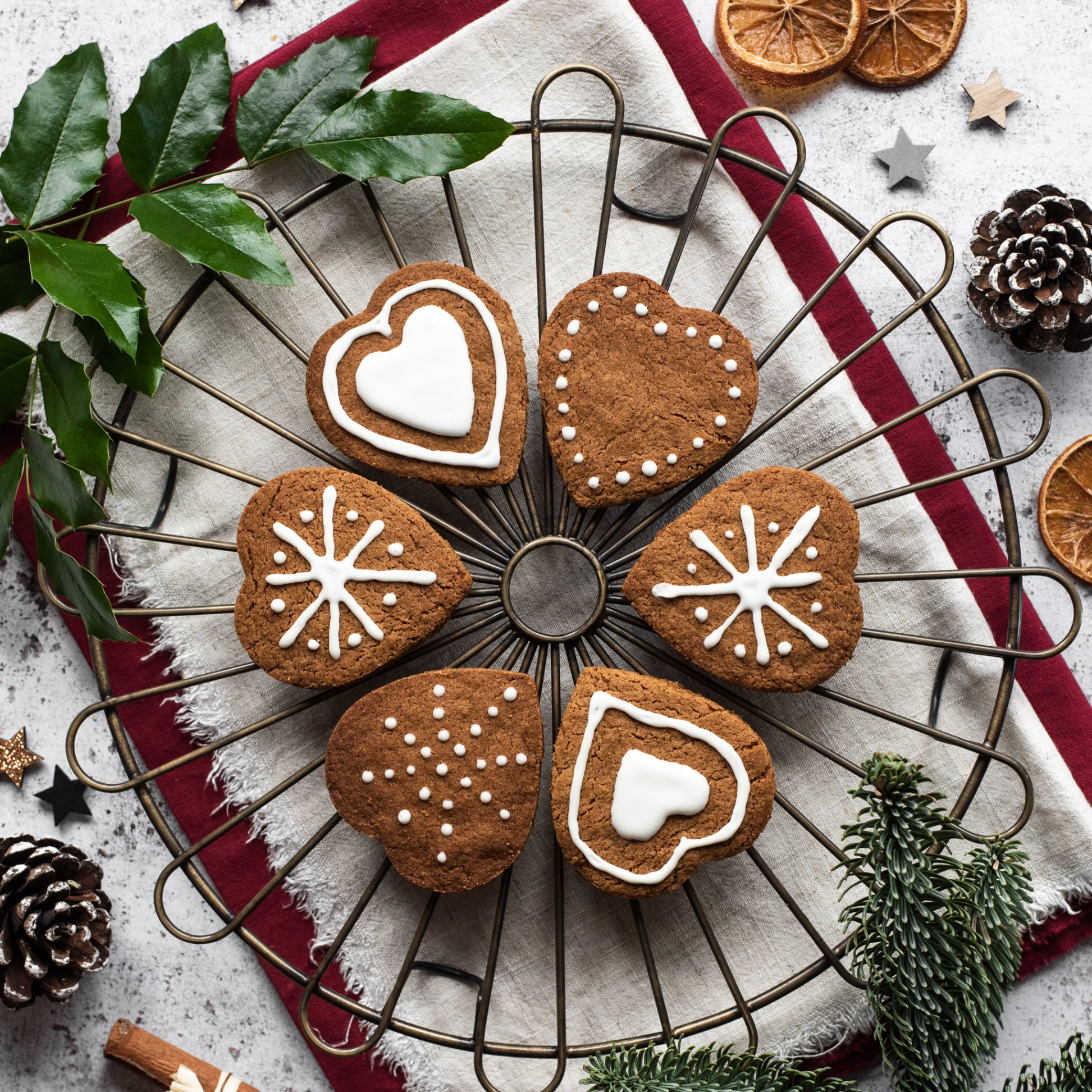 German Heart Biscuits