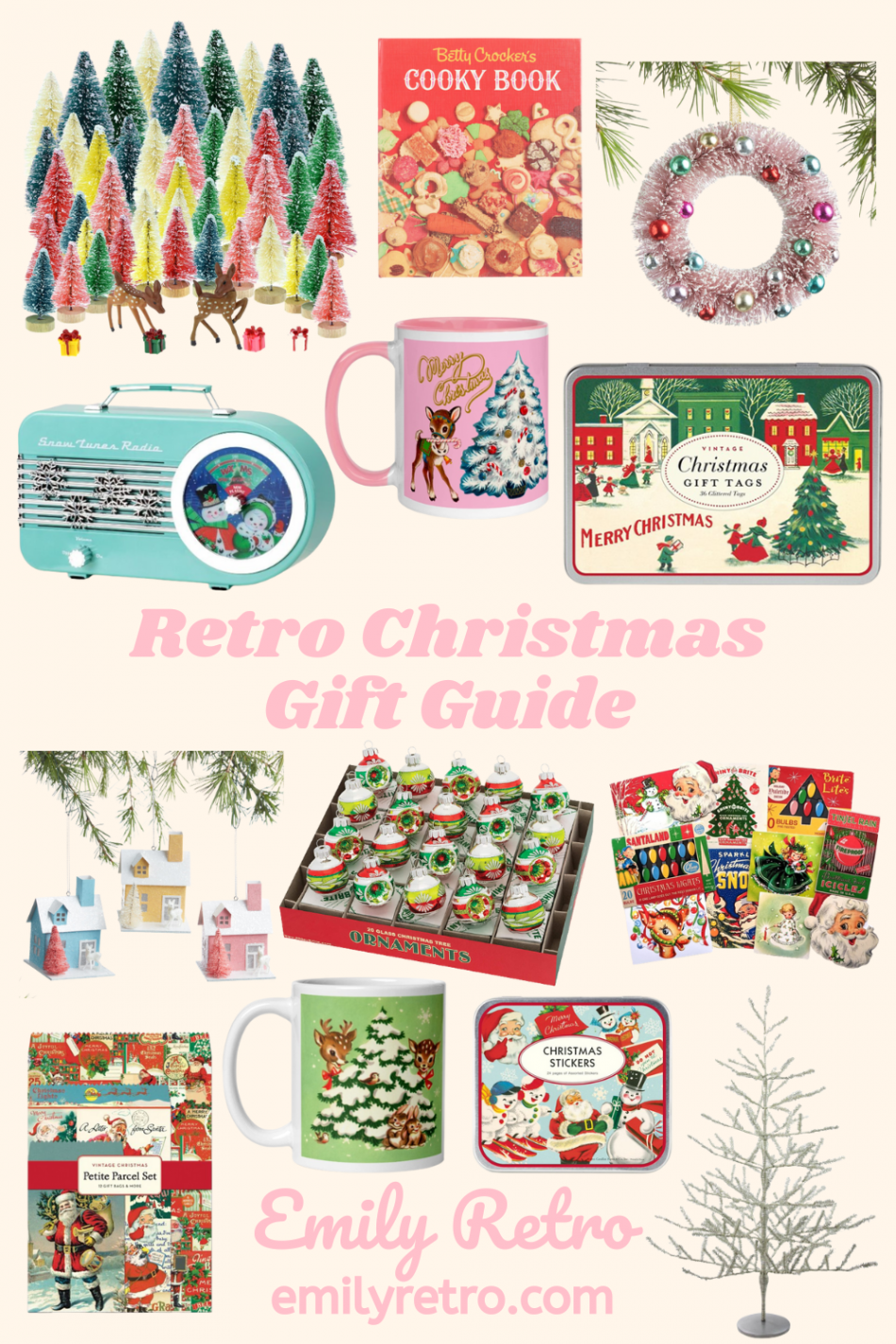 Gift Guide Ideas for Vintage Christmas Lovers - Good Retro Holiday
