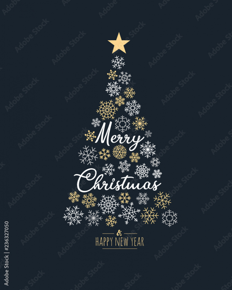 Greeting card Merry Christmas background