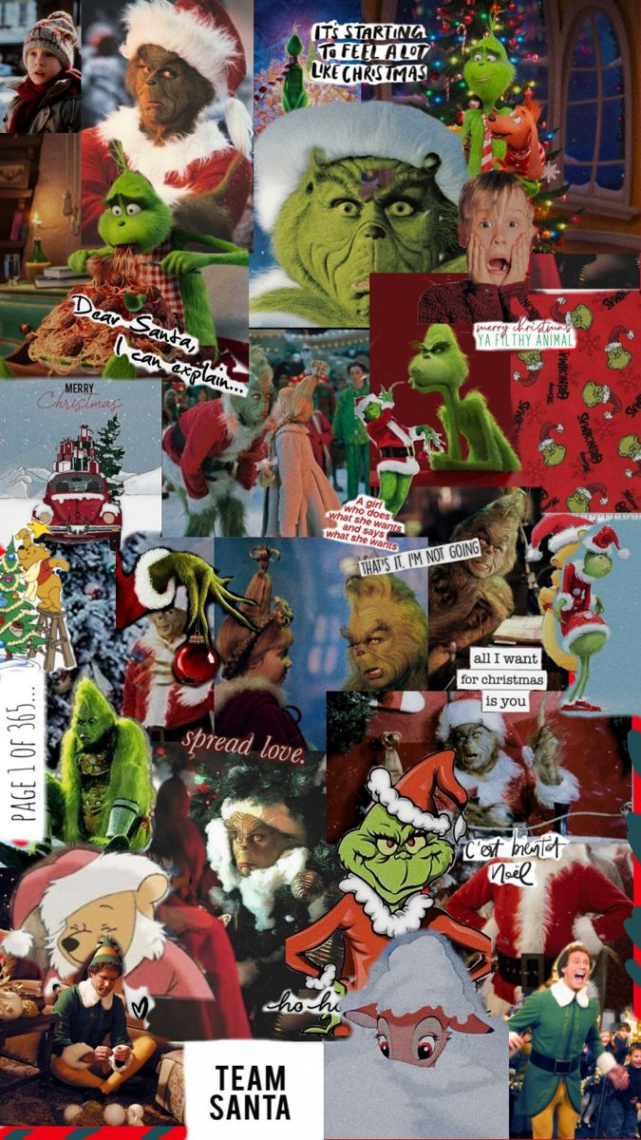 Grinch Collage Wallpapers - Wallpaper Cave