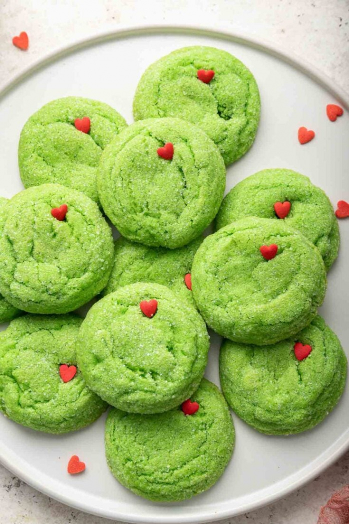 Grinch Sugar Cookies