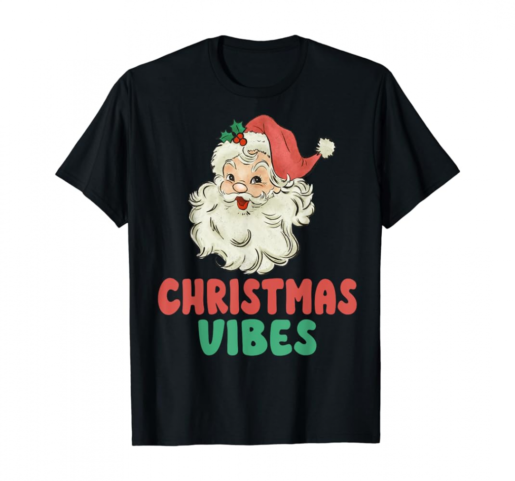 Groovy Santa Claus Vintage Christmas Vibes Santa Claus Herren