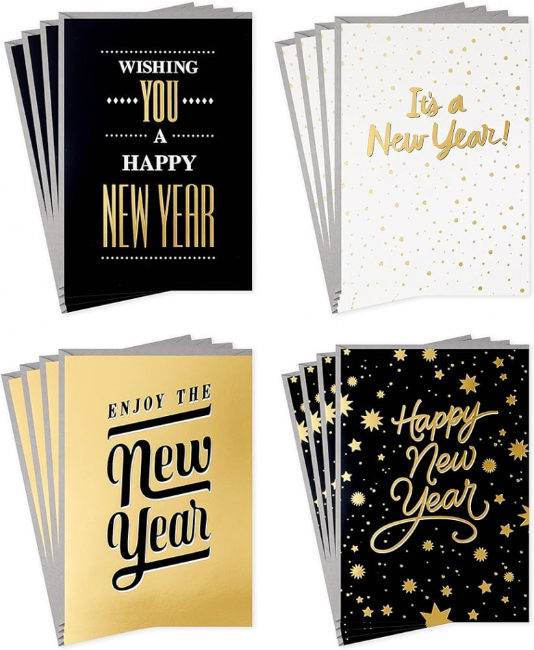 Hallmark Happy New Year Card Assortment ( Designs,  Cards and