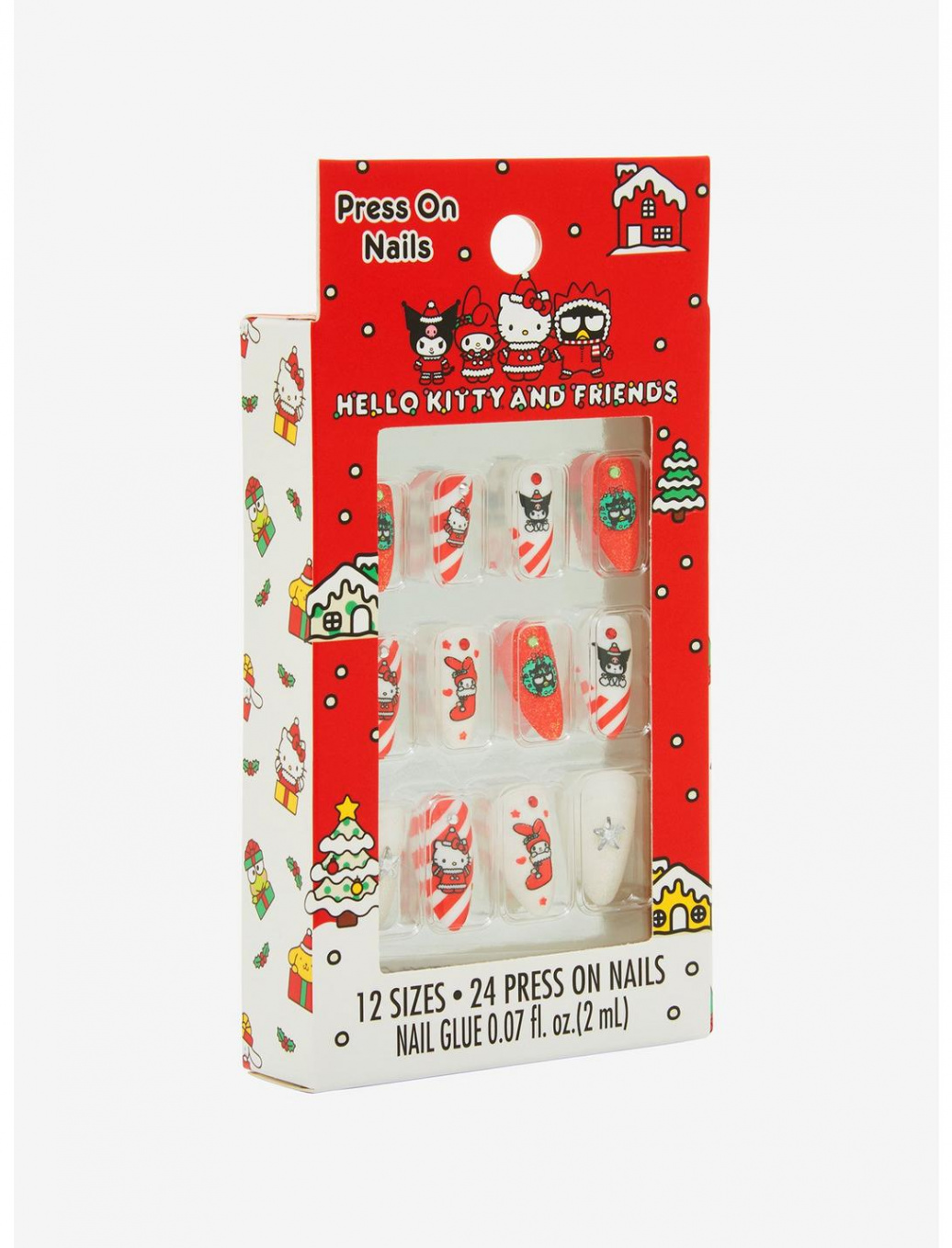 Hello Kitty And Friends Holiday Faux Nail Set