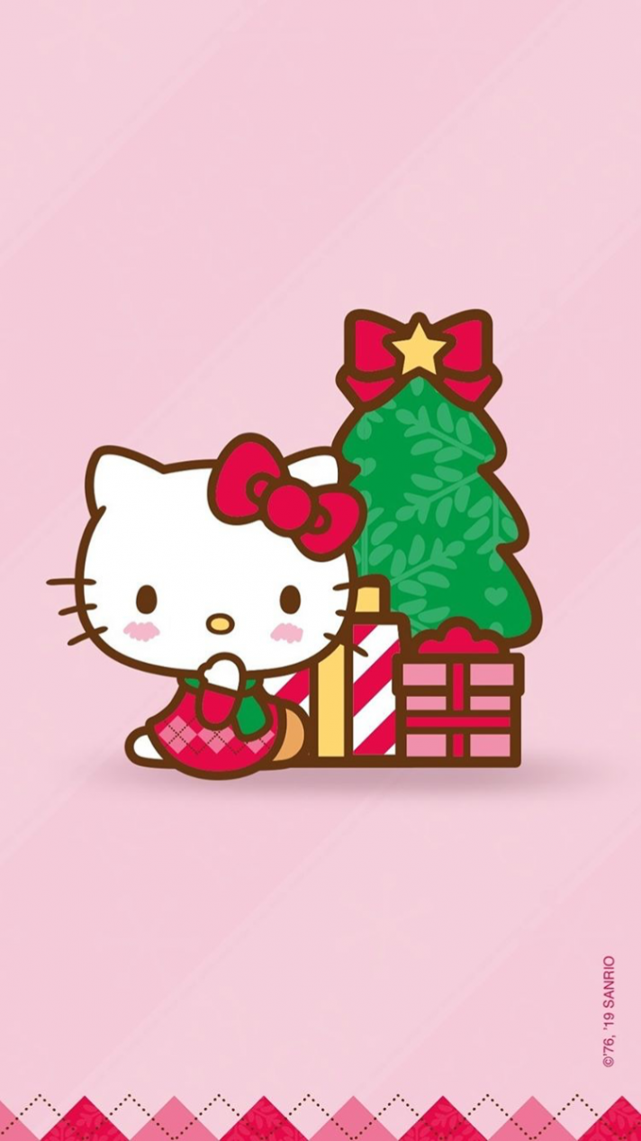 Hello Kitty Christmas Wallpaper  Walpaper hello kitty, Hello