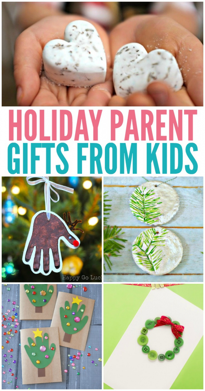 Holiday Parent Gifts from Kids - Kreative in Kinder