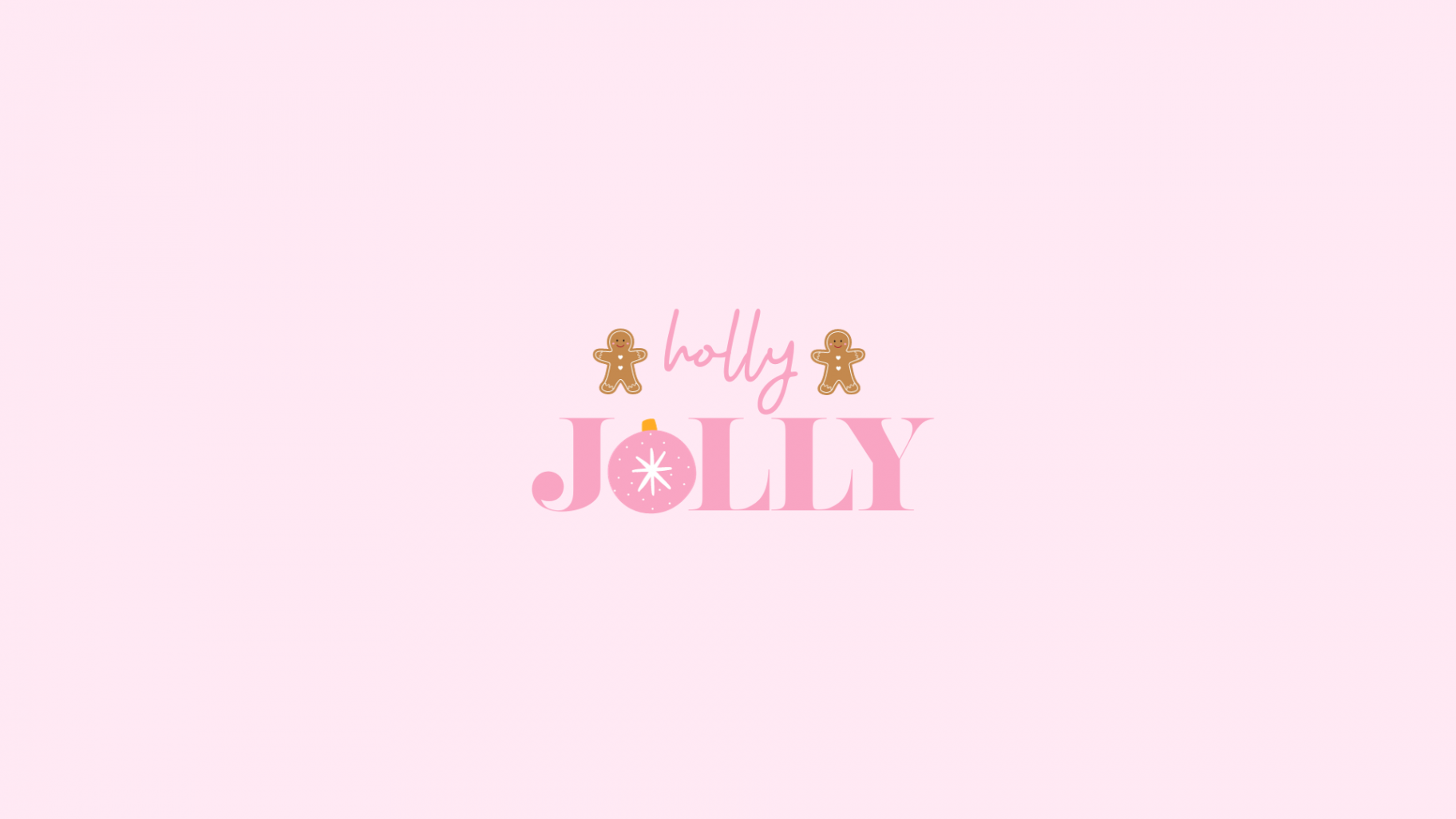 Holly Jolly Desktop Wallpaper — Lauren Norris