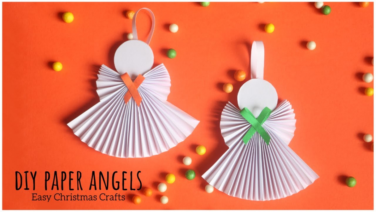 How To Make Paper Angel for Christmas Decorations ? Easy Paper Christmas  Craft Ideas for kids