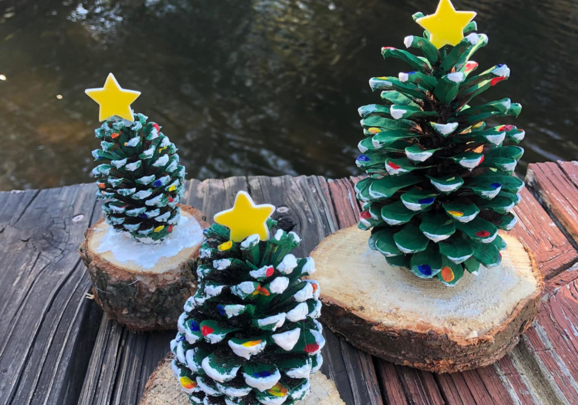 How To Make Pinecone Christmas Trees  Macaroni KID Lynchburg