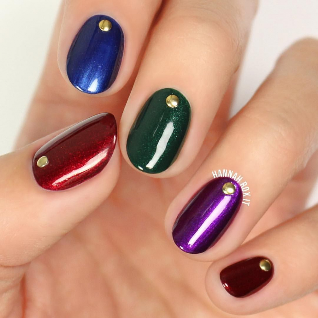 jewel toned nails❤️  Nail jewels, Nails, Nail polish