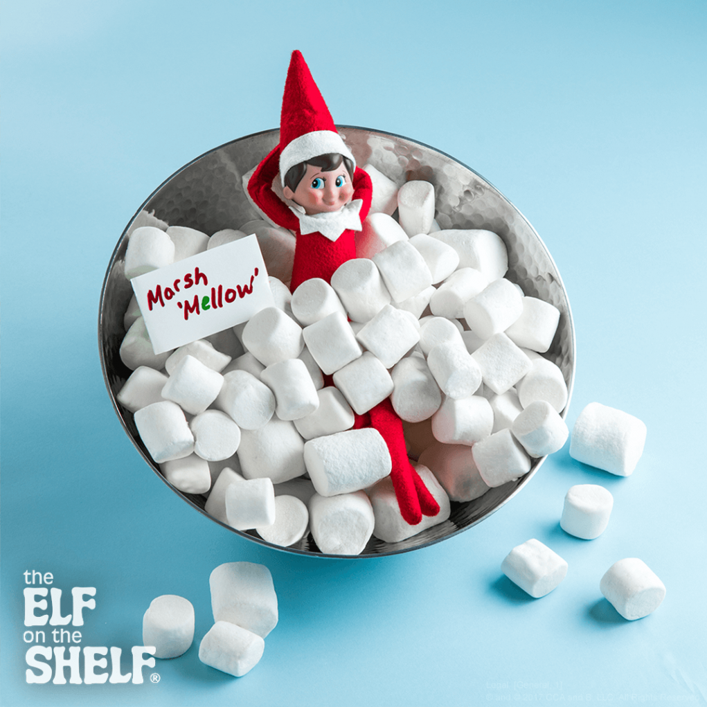 Marsh-“mellow!”  The Elf on the Shelf