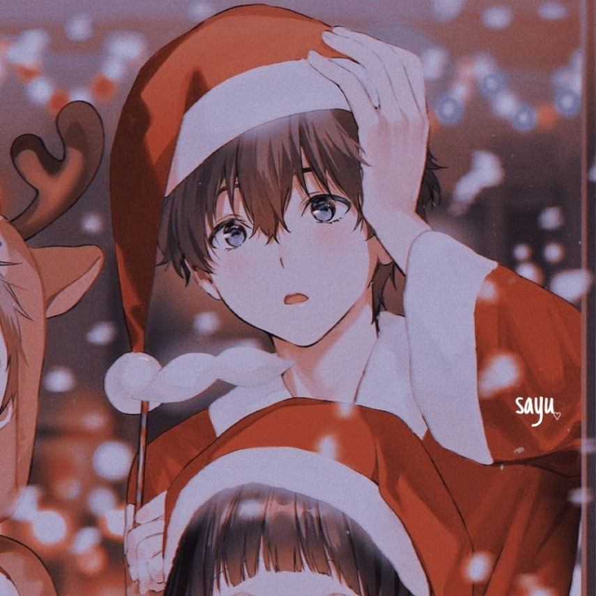 Matching Christmas pfp ideas  anime christmas, christmas icons