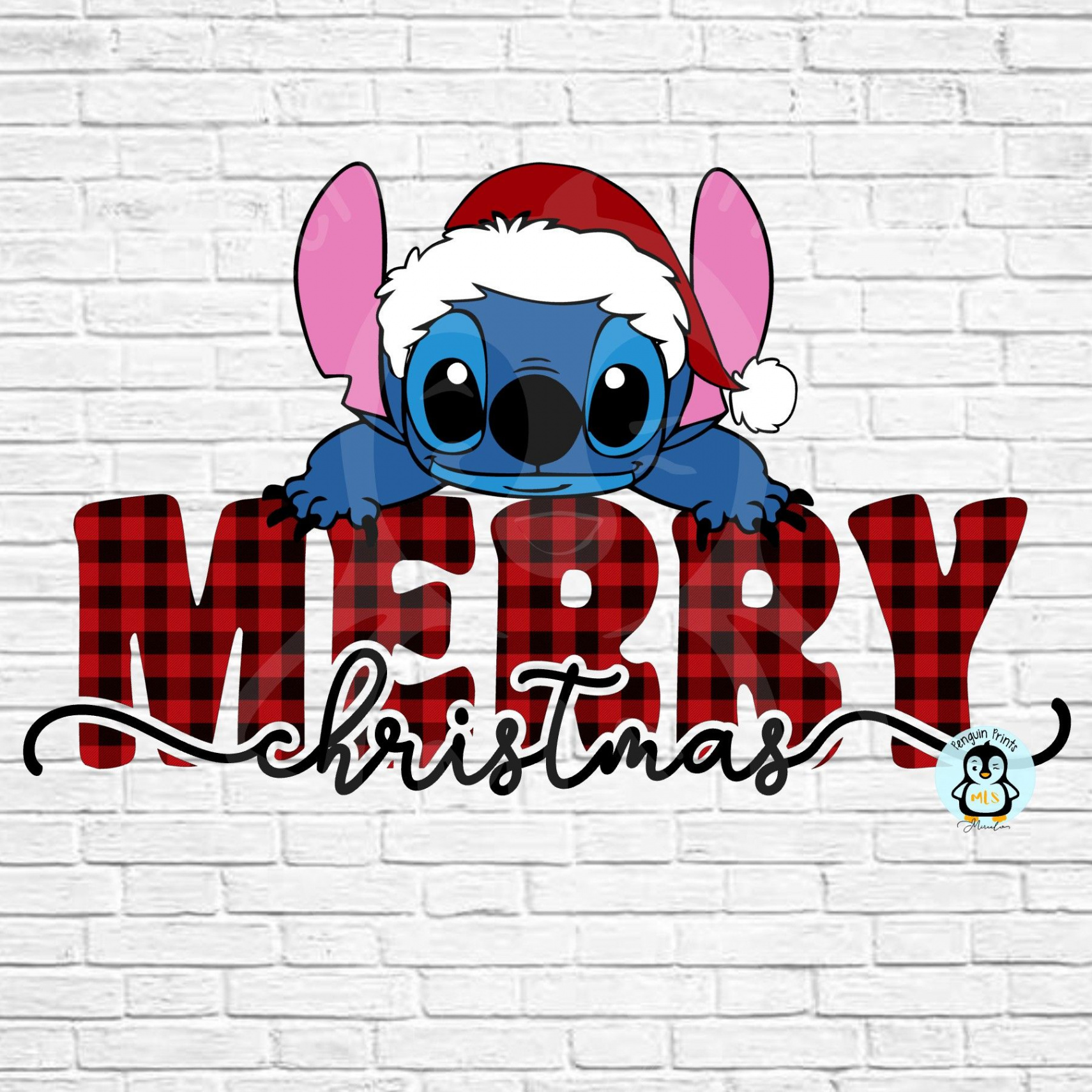 Merry Christmas with Stitch SVG. Disney World SVG