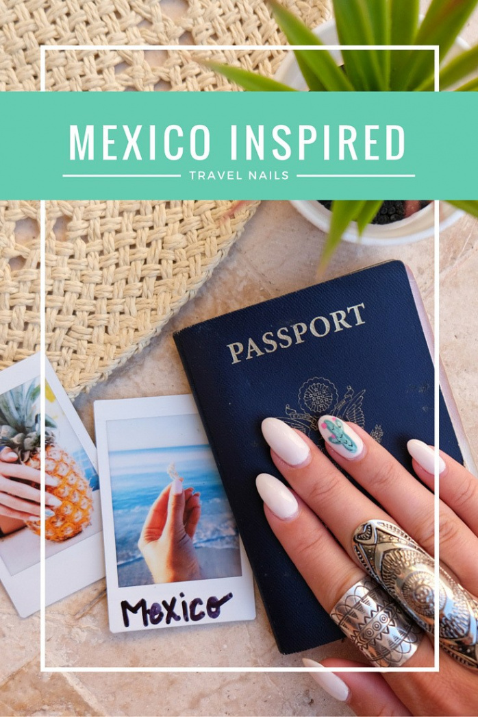 Mexico-Inspired Travel Nails • The Blonde Abroad