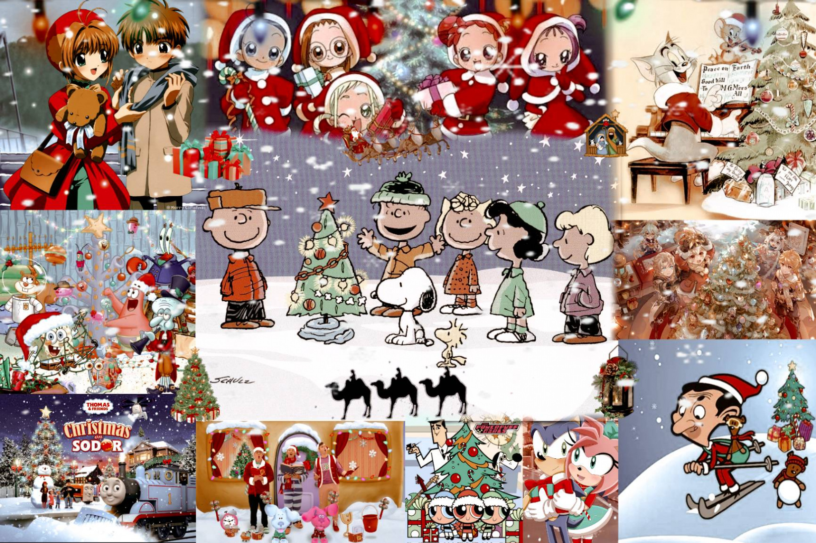 My very own Christmas collage