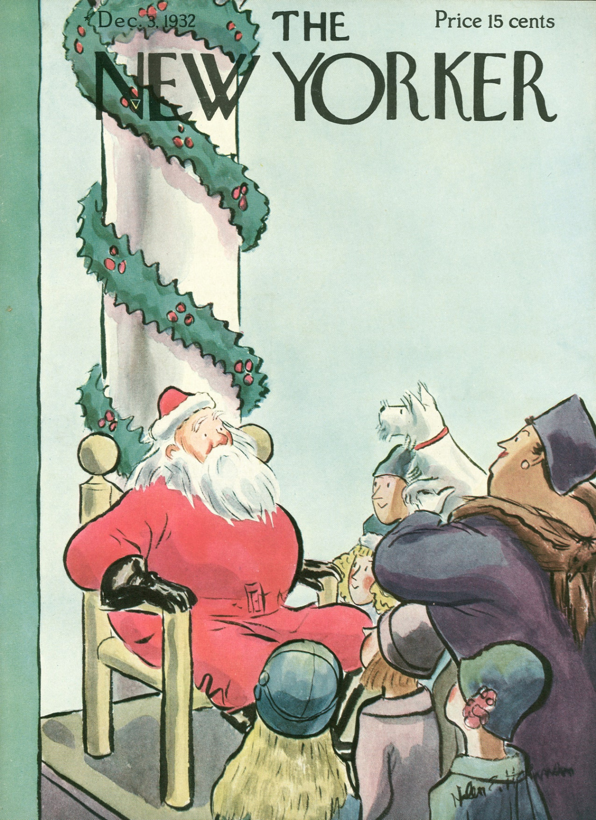 New Yorker Christmas Covers, Then and Now  The New Yorker