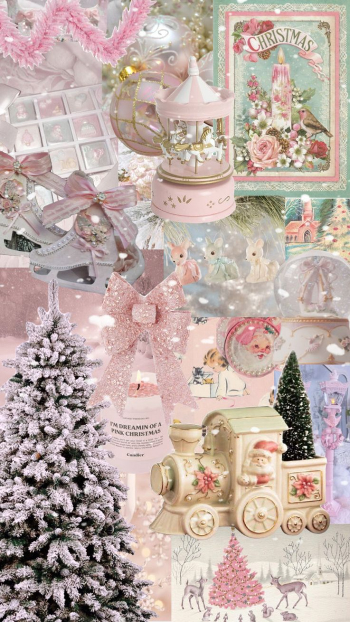 pink #pinkaesthetic #pinkchristmas #pinkchristmasaesthetic #cute