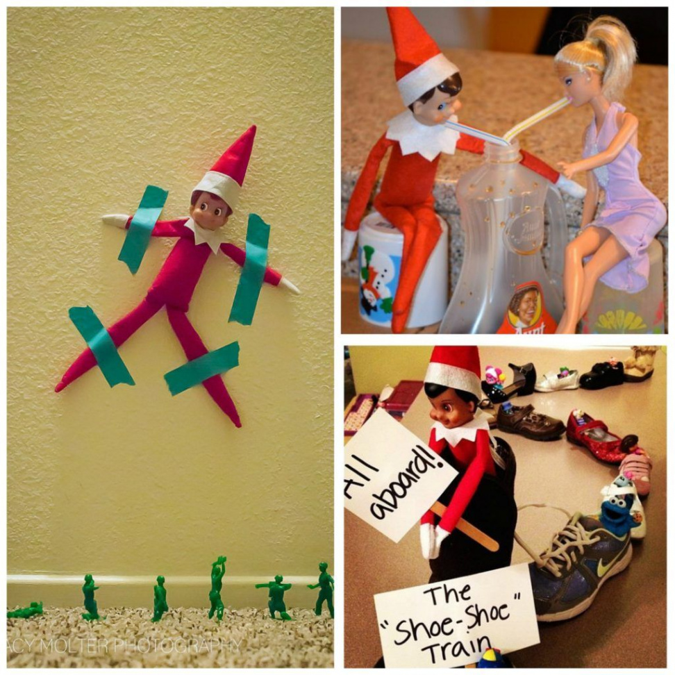 Quick & Easy Elf on the Shelf Ideas For Busy Parents  Elf on