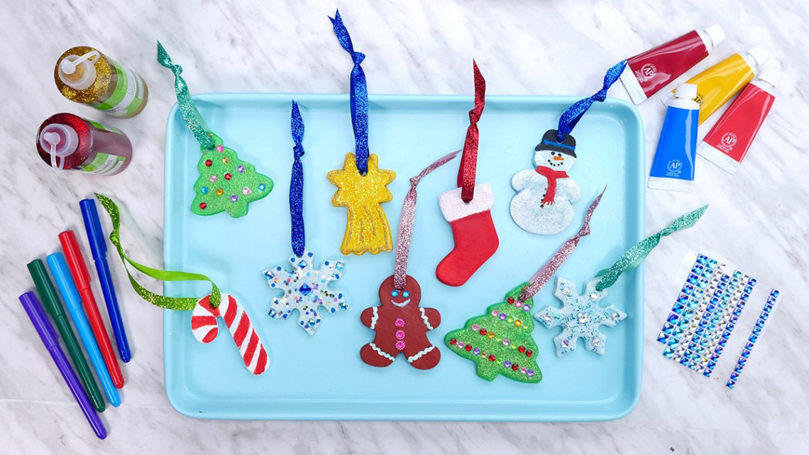 Salt Dough Christmas Ornaments - Super Simple