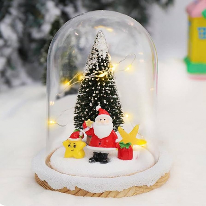 Snow Globe Craft Set Christmas, Craft Set Christmas for Children, Christmas  DIY Night Lights, Creative Activities Crafts, Night Light DIY Crafts,