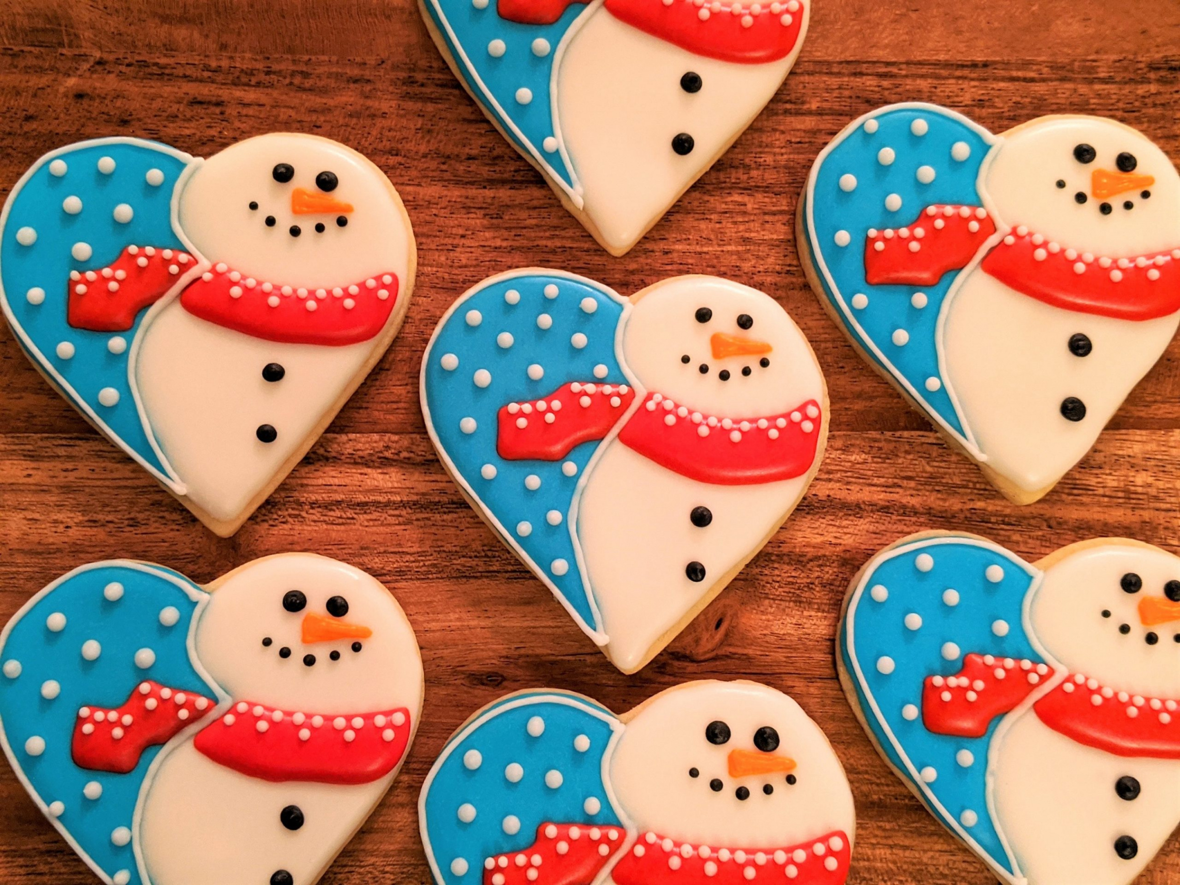 Snowman Heart Sugar Cookies  But First, Cookies