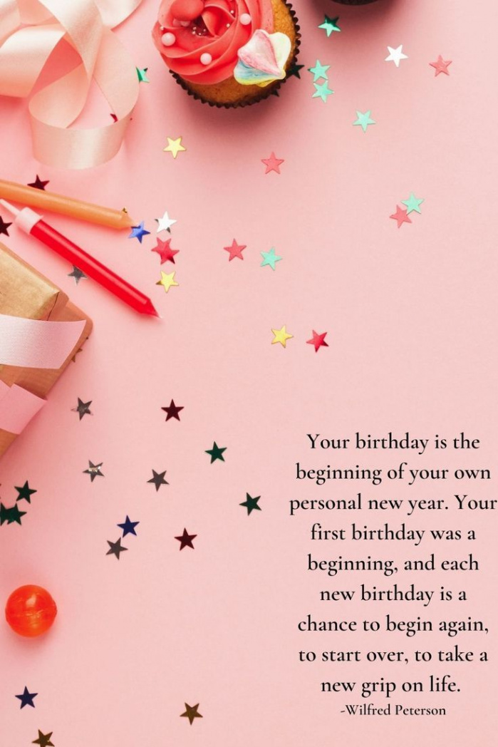 The Beginning of Your New Year!  Celebration quotes, Birthday