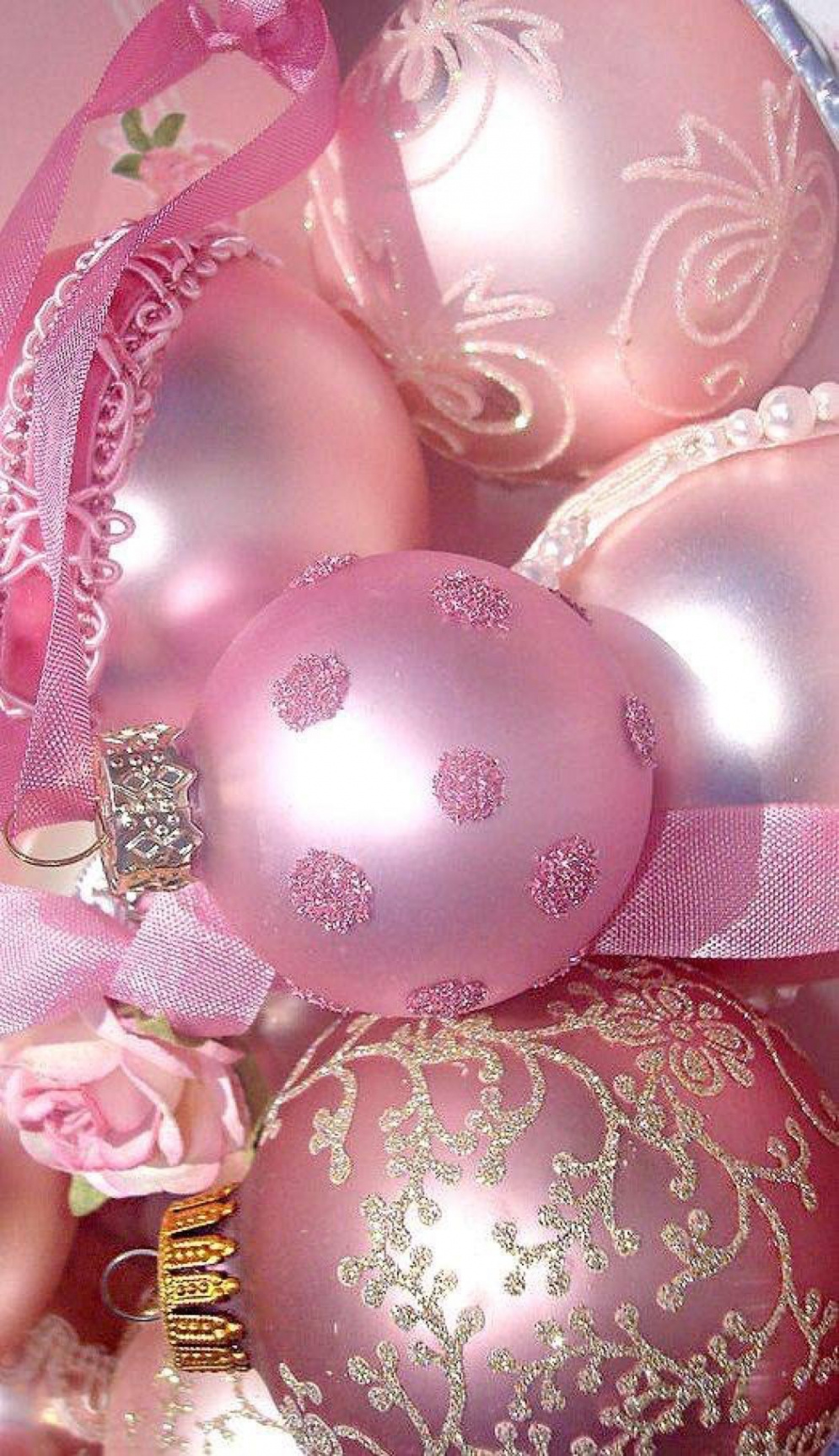 Untitled  Pink xmas, Pink christmas decorations, Pink christmas
