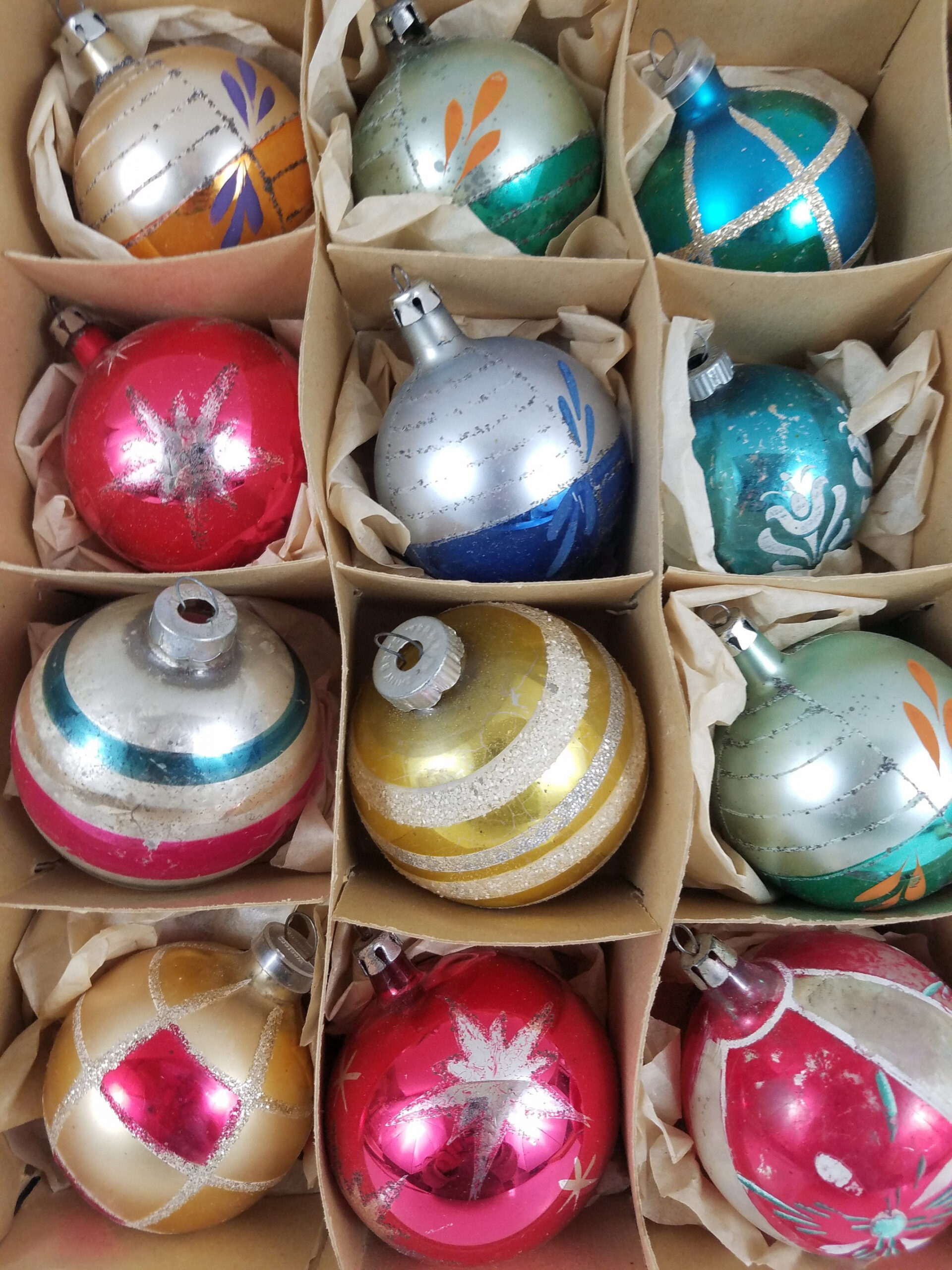 Vintage glass Christmas ornaments Christmas tree ornaments