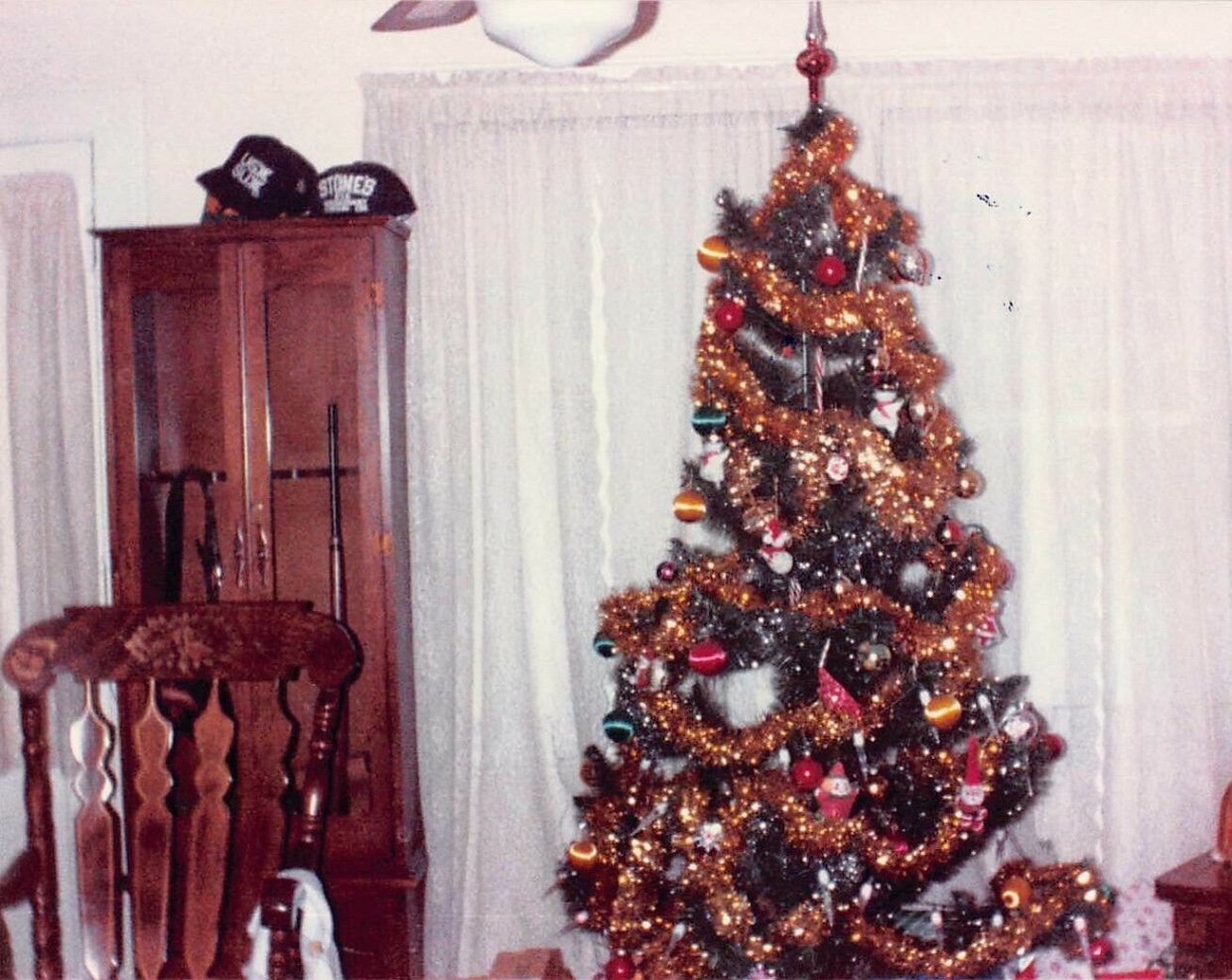 Vintage s Color Photo 19s Christmas Tree Living Area #  eBay