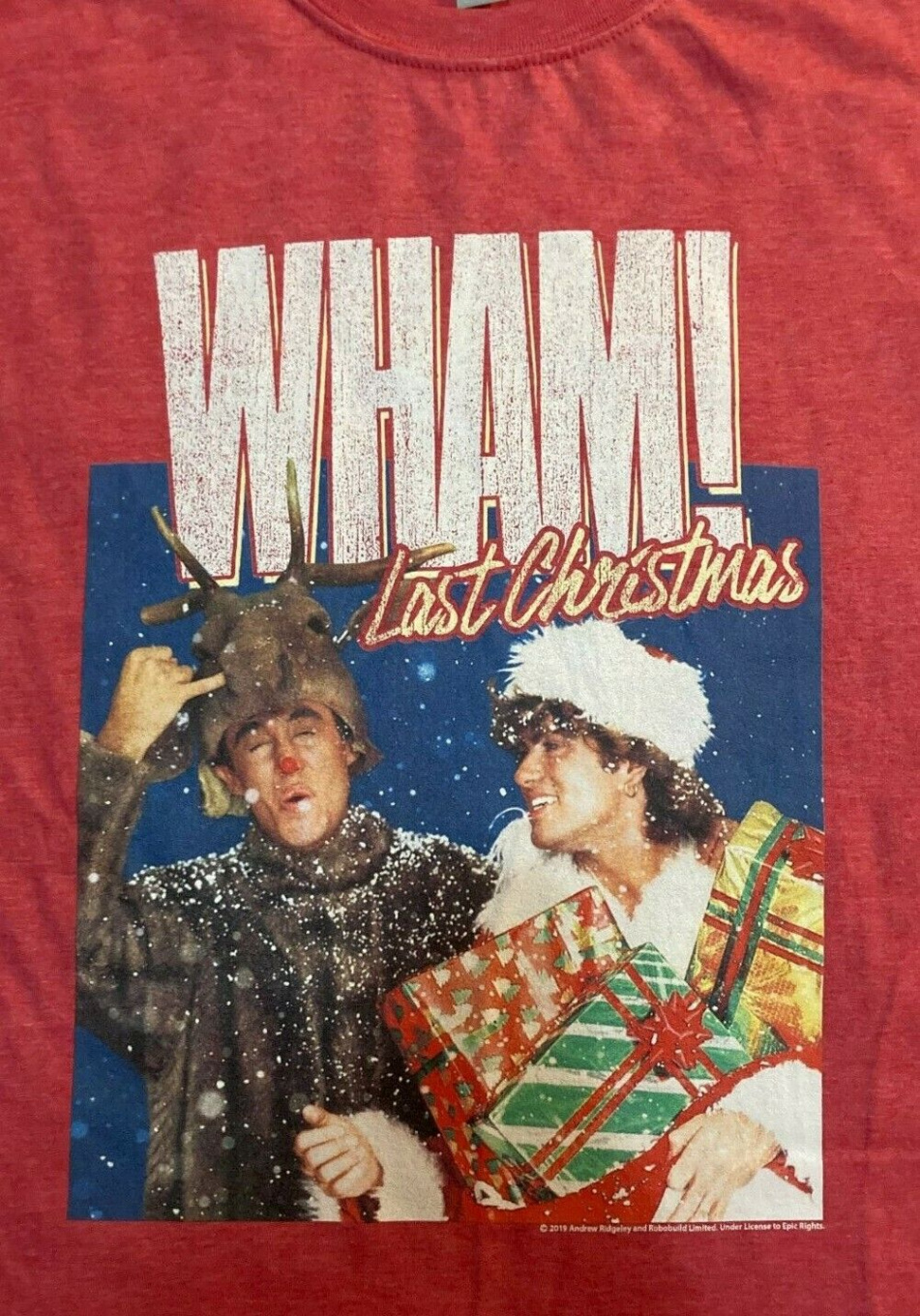 WHAM! T-Shirt Last Christmas T-Shirt Retro er Jahre WHAM George Michael  POP Mu