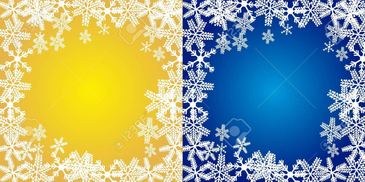 Yellow And Blue Christmas Backgrounds, Merry Christmas