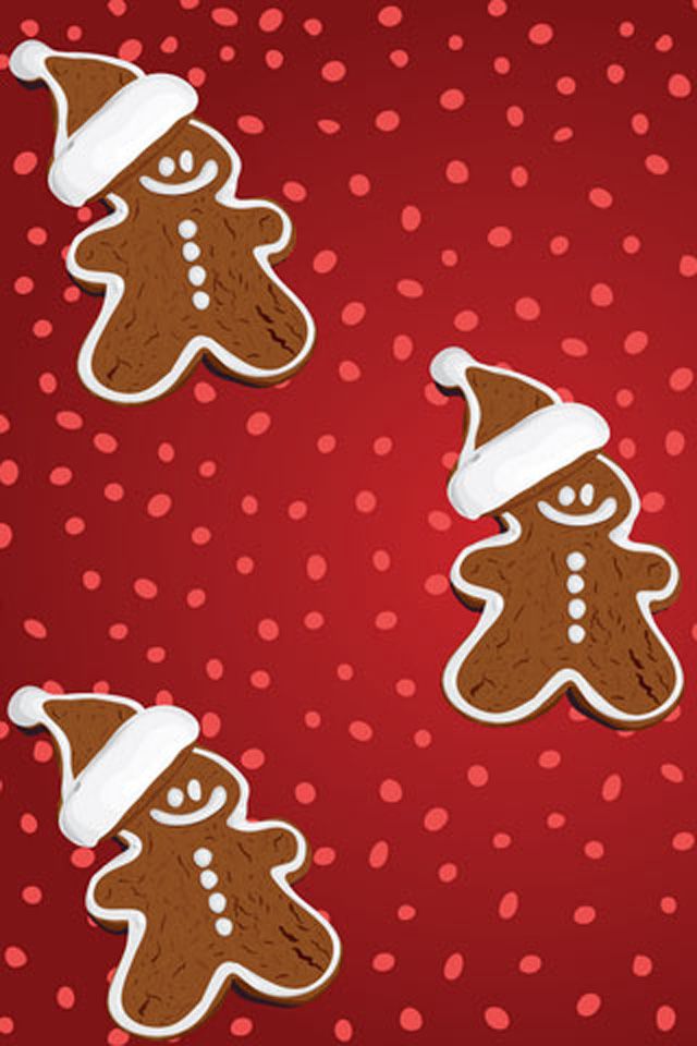 Aesthic Christmas Wallpaper Gingerbread