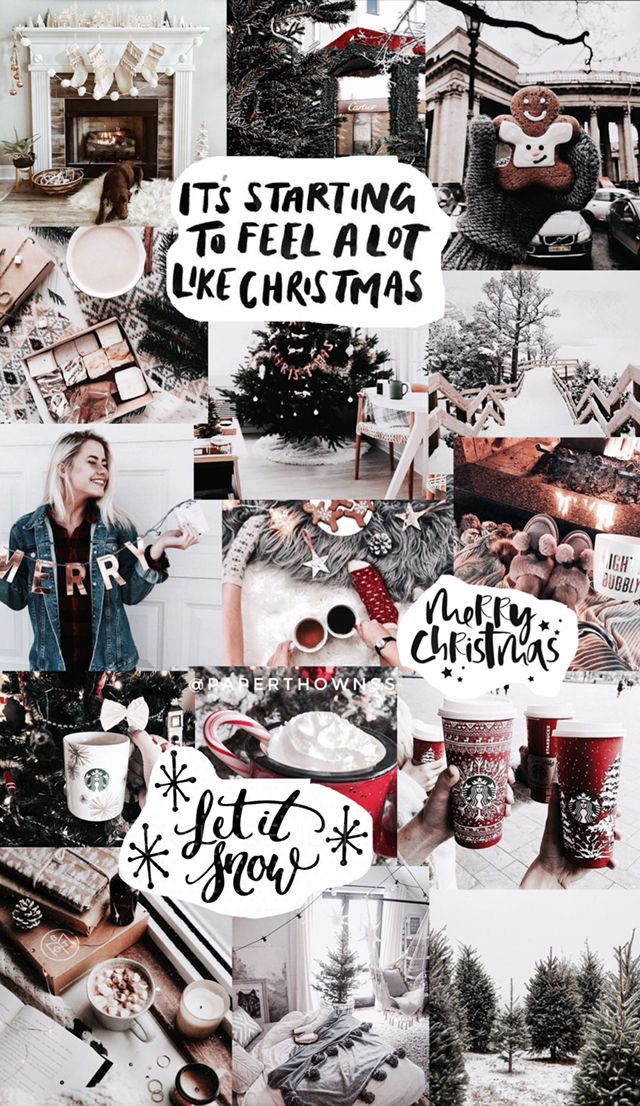 Christmas Lockscreen Aesthetic Pink