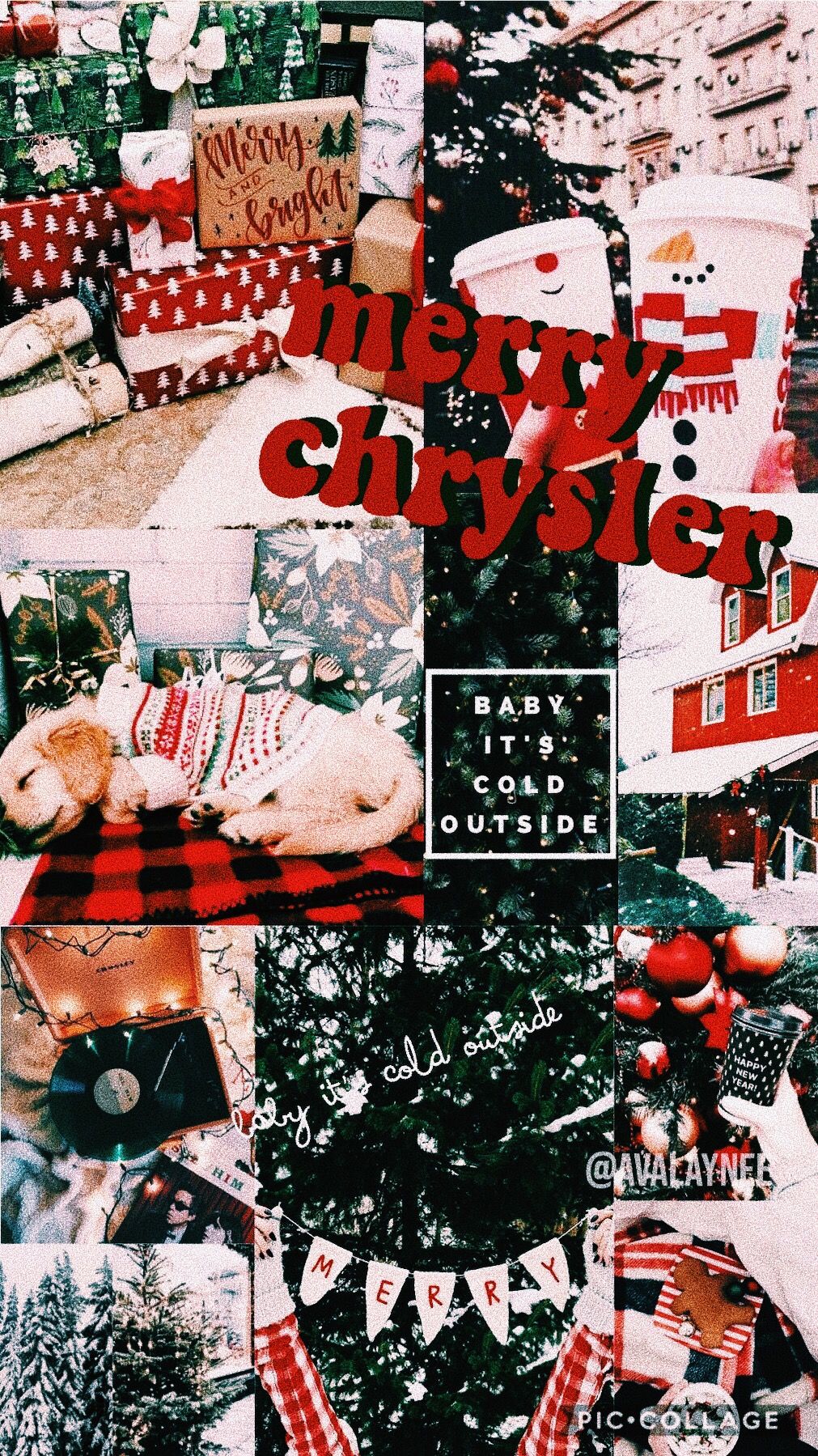 Christmas Lockscreen Iphone Aesthetic