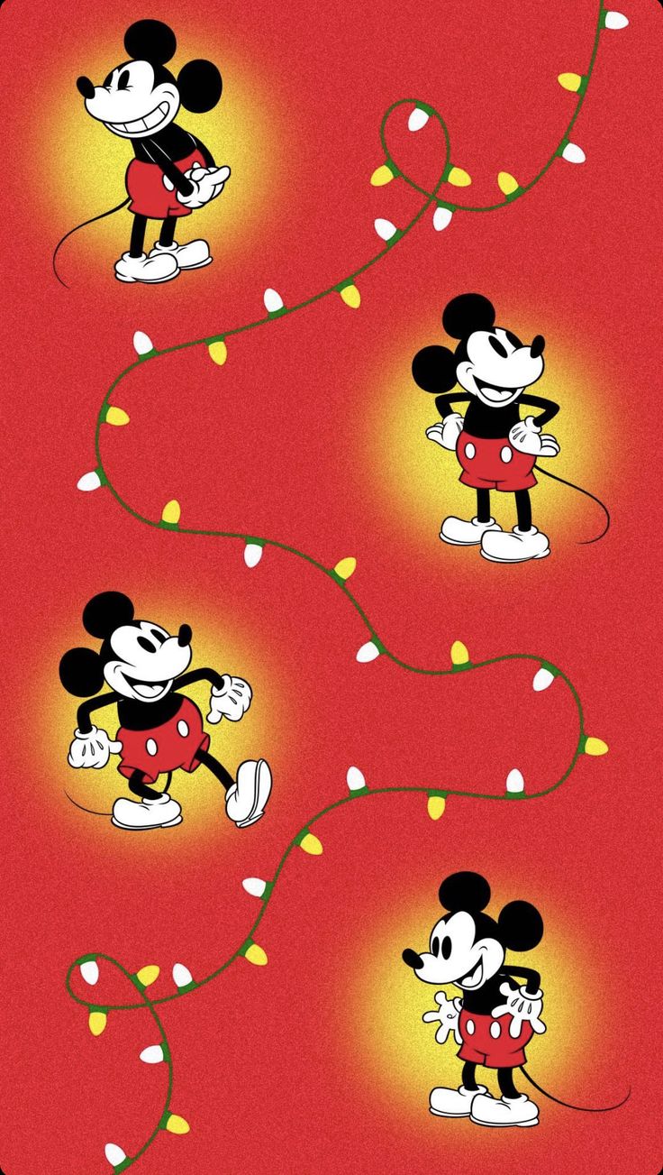 Christmas Lockscreen Mickey Mouse