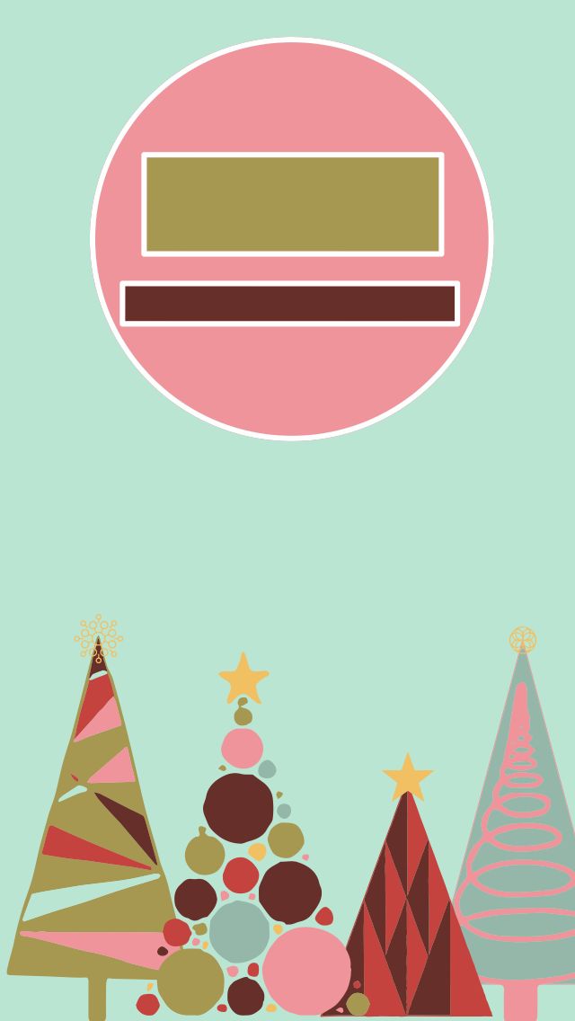 Christmas Lockscreen With Time