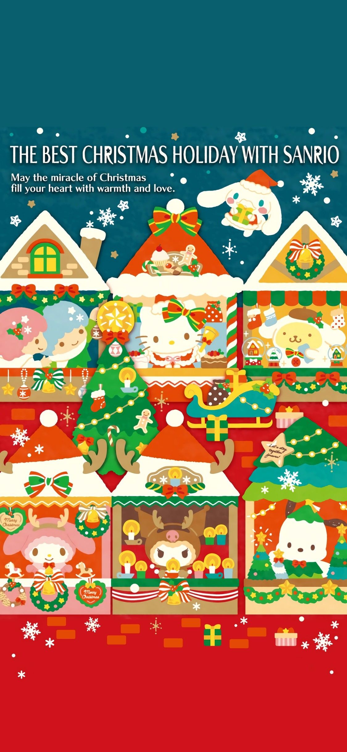 Christmas Sanrio Wallpaper 3D