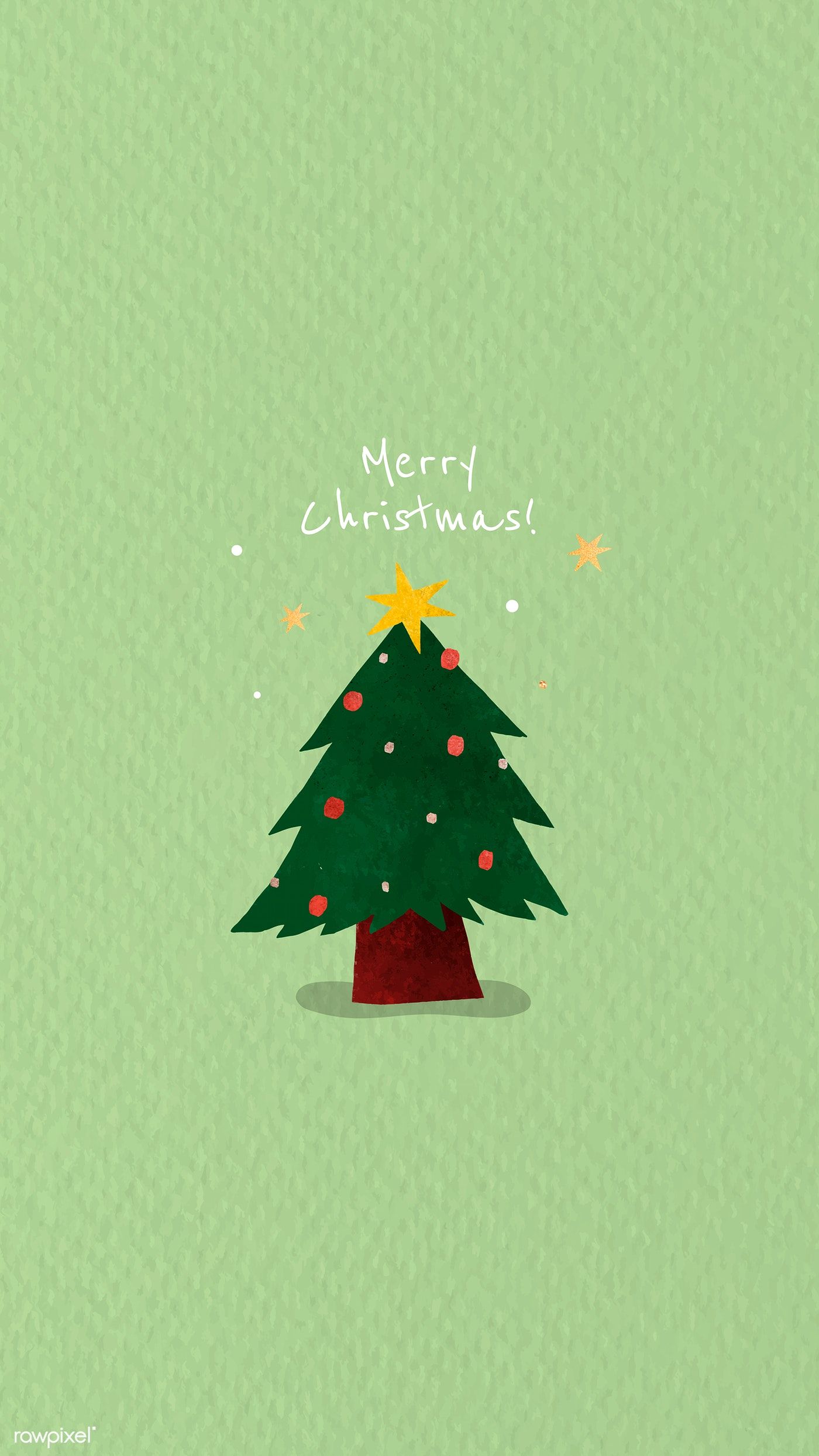 Christmas Tree Wallpaper Art