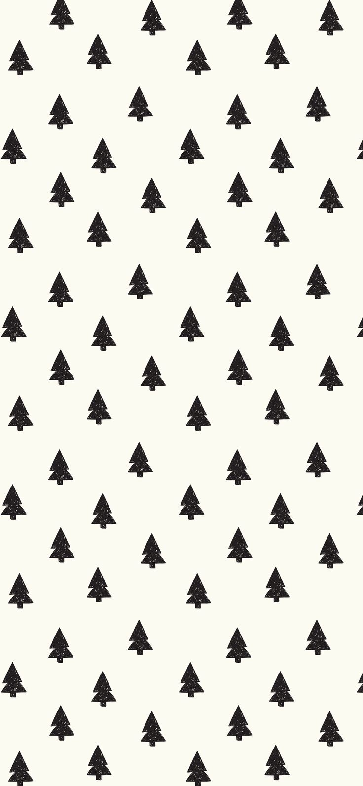 Christmas Tree Wallpaper Black