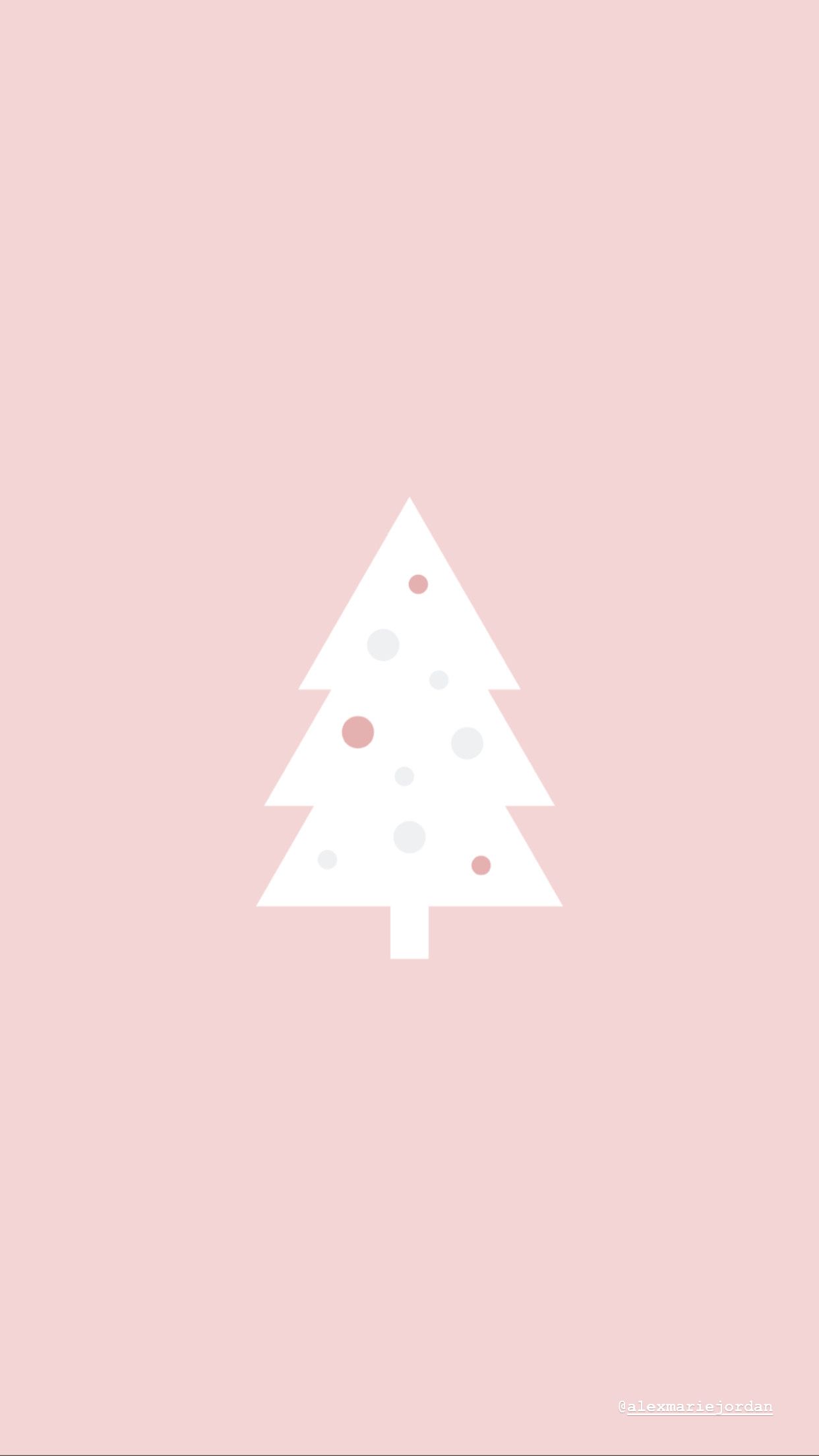 Christmas Tree Wallpaper Cartoon