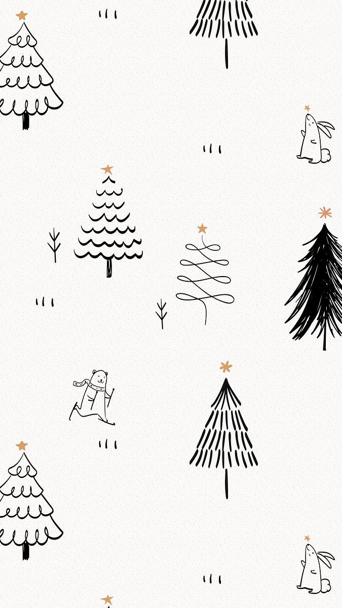 Christmas Tree Wallpaper Clipart