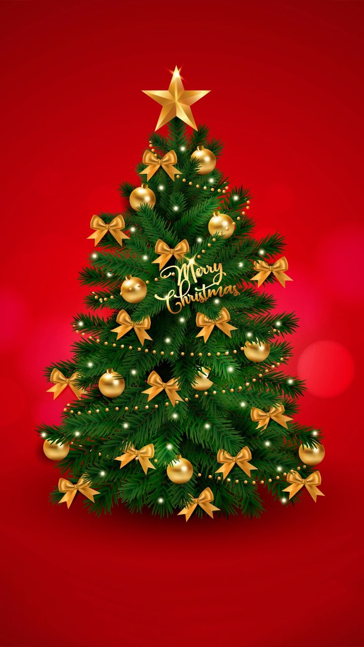 Christmas Tree Wallpaper Landscape