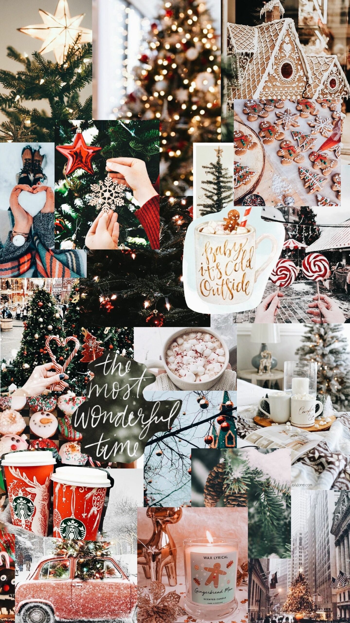 Christmas Wallpaper Aesthetic Iphone