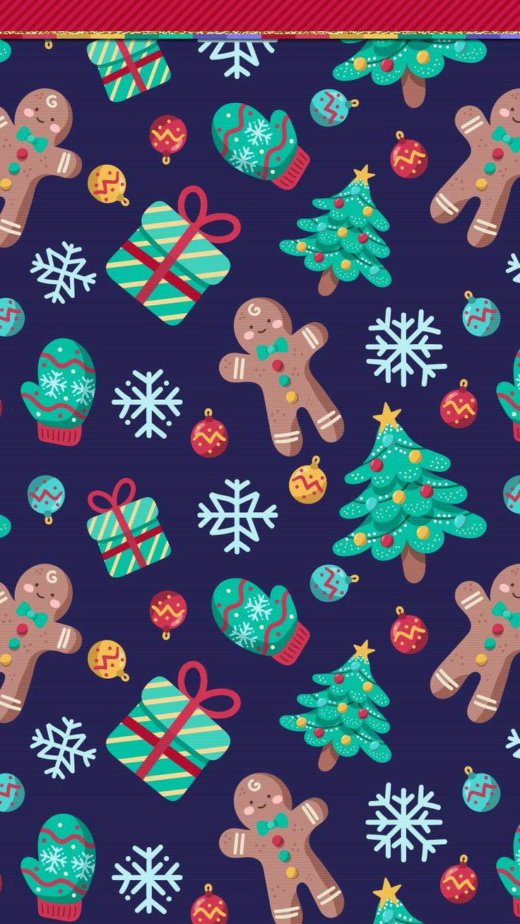 Christmas Wallpaper Backgrounds Gingerbread