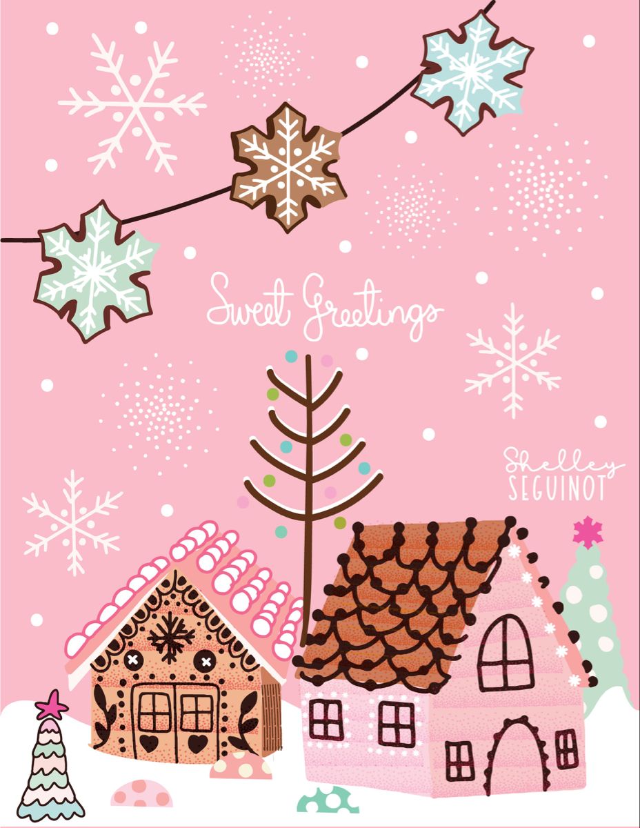 Christmas Wallpaper Gingerbread House