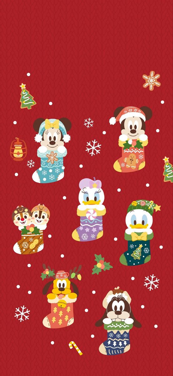 Christmas Wallpaper Mickey Mouse