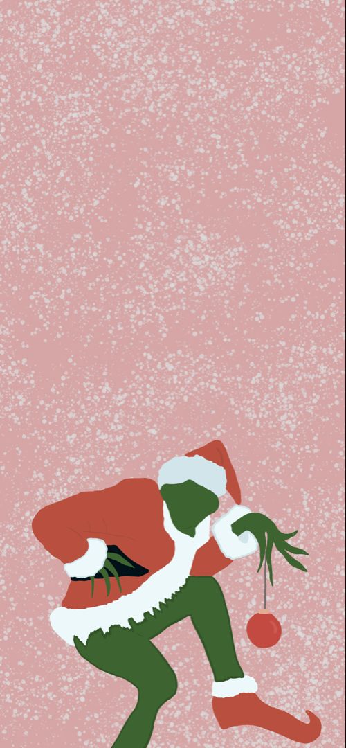 Christmas Wallpaper Preppy Grinch