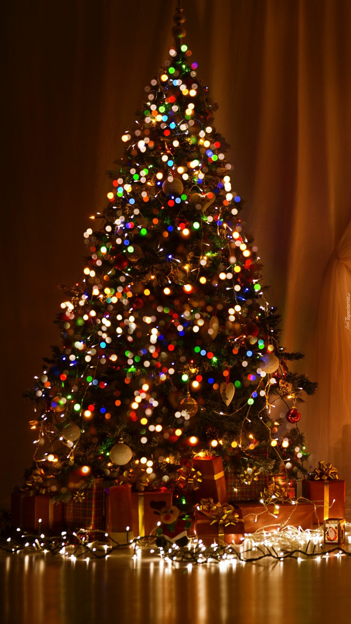 Christmas Wallpaper Trees Lights