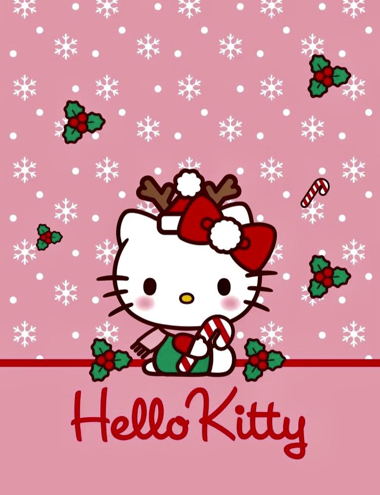 Cute Hello Kitty Christmas Wallpaper