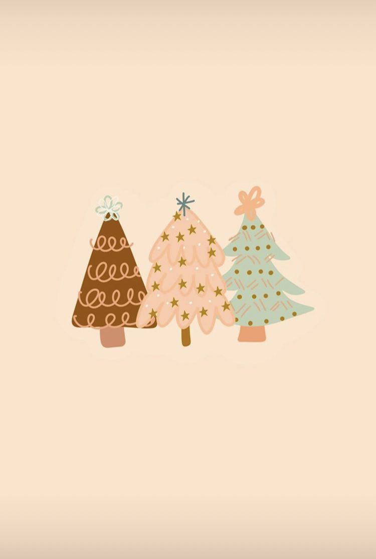 Kawaii Christmas Tree Wallpaper